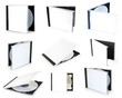 collection cd boxes with disc