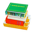 Foto: Stack of photo albums Stack of photo albums
