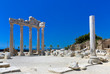 Old ruins in Side, Turkey