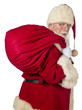 Photo: santa claus and big bag santa claus and big bag