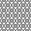 Black and white islamic seamless pattern