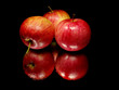 red organic apple