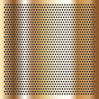 Gold background perforated sheet