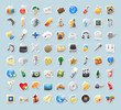 Sticker icons for entertainment