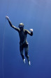 Relaxing in the sea depth