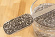 Spoon of Chia Seeds