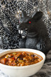 Halloween Rat Eating Chili