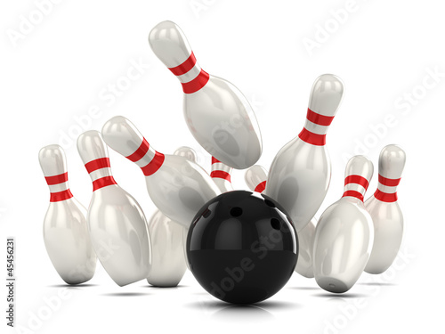 Bowling Pins Hit
