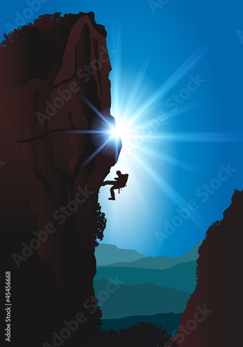Vector: Alpiniste_Soleil_Rayons Alpiniste_Soleil_Rayons