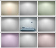 Vektor: White bookshelf or cut room. Vector White bookshelf or cut room. Vector
