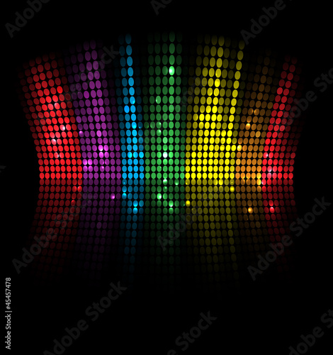 Vector: abstract music volume equalizer concept idea background abstract music volume equalizer concept idea background