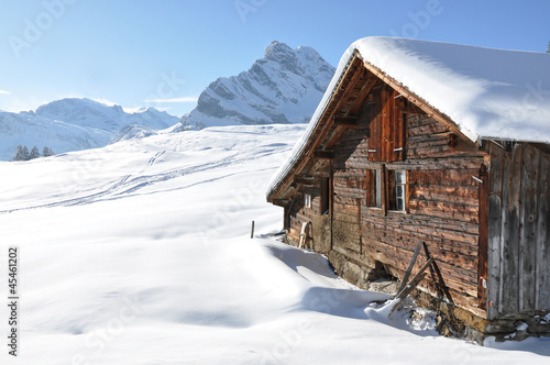 Photo: Alpine scenery. Braunwald, Switzerland Alpine scenery. Braunwald, Switzerland