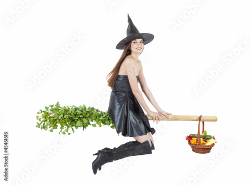 Photo: flying witch. flying witch.