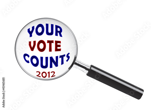 Illustration: Your Vote counts Your Vote counts