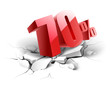 70 percent discount icon
