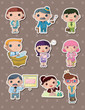 office worker stickers