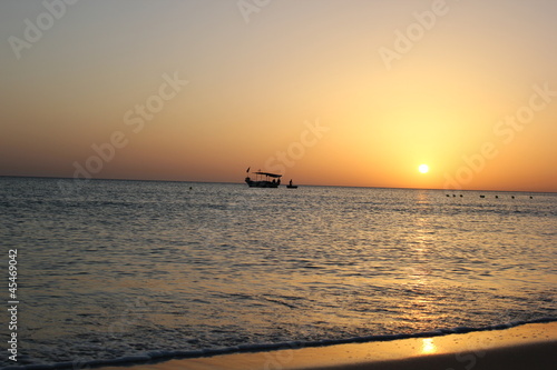 Photo: Fishing boat in the sunrise Fishing boat in the sunrise