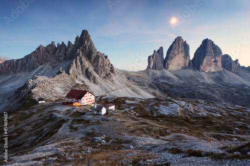 Photo: Tre Cime di Lavaredo - Dolomite Alps - Italy Europe Tre Cime di Lavaredo - Dolomite Alps - Italy Europe