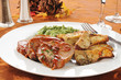 Holiday meatloaf dinner