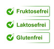 Fruktosefrei, Laktosefrei & Glutenfrei