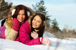 Happy friends