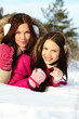 Girls in winter