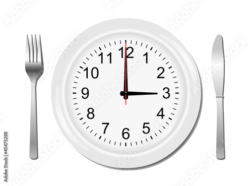 Illustration: Meal at 3 am, pm Meal at 3 am, pm