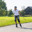 Fit mit Inline-Skates