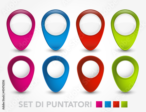 Vector: Set Puntatori Colorati Set Puntatori Colorati