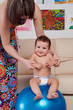 Photo: Baby gymnastic and fun Baby gymnastic and fun