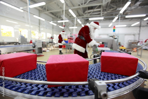 Photo: In the Christmas gifts factory In the Christmas gifts factory