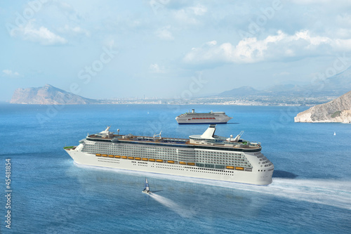 Photo: Mediterranean cruise ship Mediterranean cruise ship