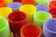 Bicchieri di plastica colorati in polipropilene