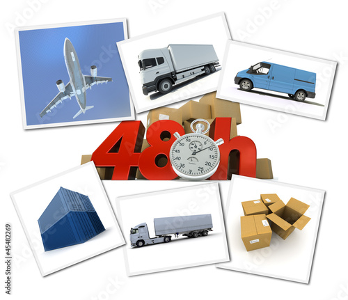 Illustration: Urgent freight transportation Urgent freight transportation