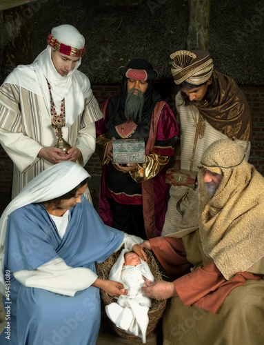 Photo: Wisemen Christmas scene Wisemen Christmas scene