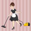 Lovely Housewife Maid