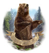 Aggressive bear