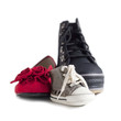 chaussures famille couple avec enfant