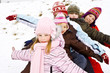 On the snow