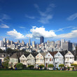 San Francisco - Alamo park et les "Painted ladies"