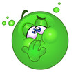 Nauseous emoticon