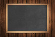 Kreidetafel auf Holzwand