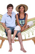 Teen Couple on hammock