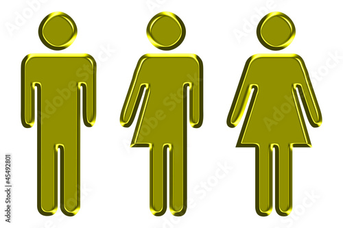Illustration: Gold bathroom mode Gold bathroom mode