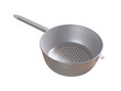 Metal colander. 3D isolated