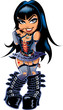 Shy Goth Girl