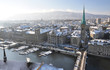 Winter view of Zurich