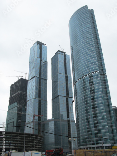 Photo: Business district of Moscow Business district of Moscow
