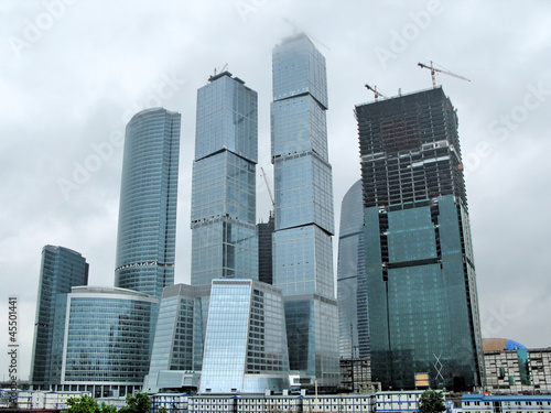 Photo: Business district of Moscow Business district of Moscow