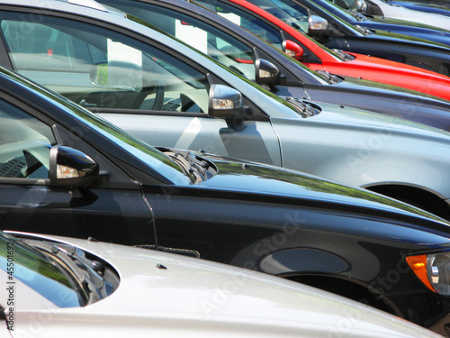 Photo: Row of cars Row of cars